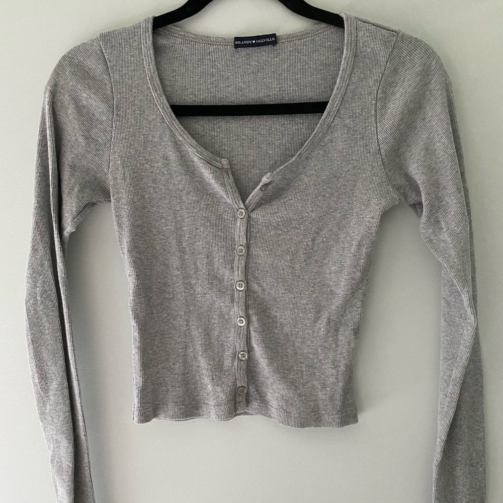 Brandy Melville Grey Long Sleeve